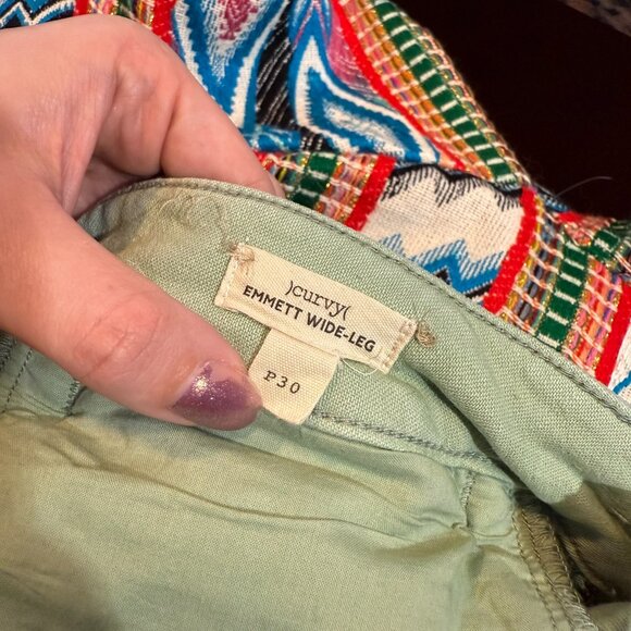 Madewell The Petite Curvy Emmett Wide-Leg Crop Pant 30P (Petite) - Picture 7 of 7